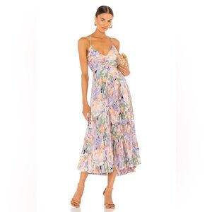 NWOT Blythe Dress in Coral Multi From ASTR the Label